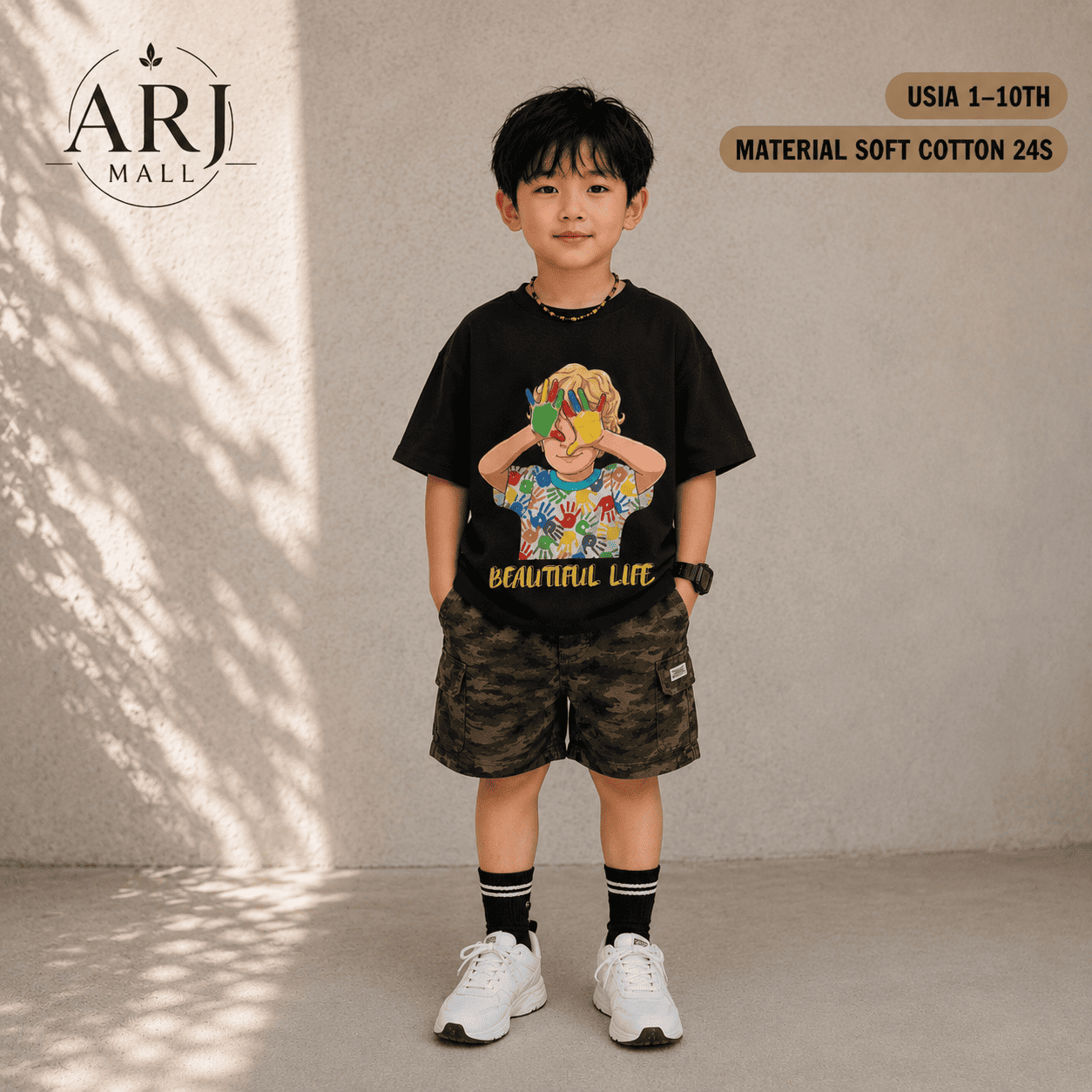 Kaos Boxy Anak ARJ Mall
